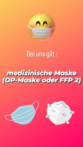 Info: Maskenpflicht